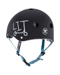 S1 LIFER BLACK MATTE LIT HELMET