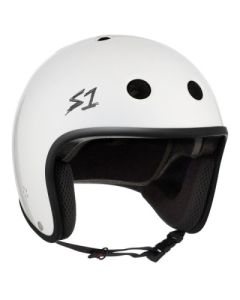 S1 RETRO LIFER WHITE GLOSS HELMET