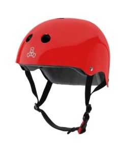 CASCO TRIPLE 8 BRAINSAVER SWEATSAVER CERTIFIED ROJO