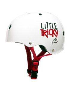 TRIPLE 8 LITTLE TRICKY JR V2 WHITE GLOSS HELMET