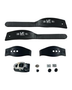 KRF FIRST BLACK-SILVER LOWER CLOSURE (2 PACK)