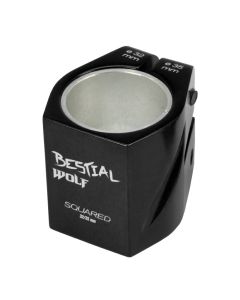 BESTIAL WOLF SQUARED CLAMP 2 SCREW 32-35MM BLACK
