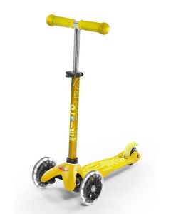 PATINETE MINI MICRO DELUXE AMARILLO LED