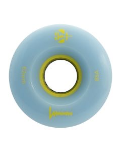 RUEDA QUAD LED LUMINOUS 62MMX34MM 85A LIGHT BLUE-YELLOW (UNIDAD)
