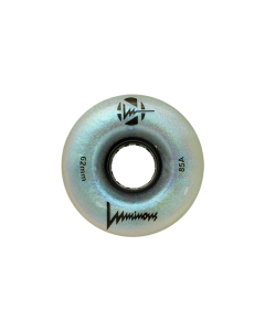 RUEDA QUAD LED LUMINOUS 62MM 85A NEGRO PERLA (UNIDAD)