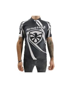 FLYING EAGLE BLACK-WHITE LYCRA JERSEY
