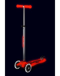 MAXI MICRO DELUXE GLOW RED SCOOTER