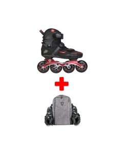 FLYING EAGLE DRIFT-2 BLACK-RED INLINE SKATE PACK