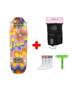 PACK DE LONGBOARD IMPALA ATHENA MARTINA MARTIAN 28''