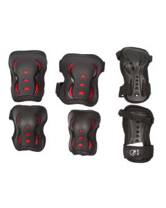 PACK PROTECCIONES ESSENTIAL NEGRO JR