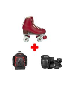 PACK DE PATINES QUAD CHAYA MELROSE PREMIUM BERRY RED