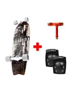 PACK SHORTBOARD INICIACIÓN KRF CRUISER SURFER CAPITOL