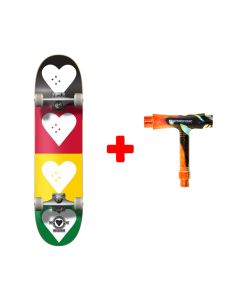 PACK SKATEBOARD  HEART SUPPLY LOGO