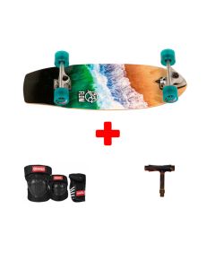 PACK DE SURFSKATE FLOW WAVE 29’’