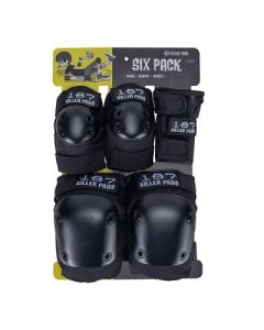 PACK PROTECCIONES 187 SIX PACK BLACK