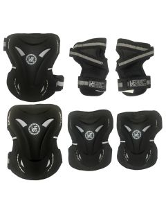 PACK PROTECCIONES KRF URBAN SET NEGRO-GRIS