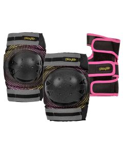 PACK PROTECCIONES PLAYLIFE JOKER YELLOW GLOW KIDS
