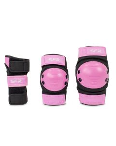 PACK PROTECCIONES SFR YOUTH RAMP NEGRO-ROSA