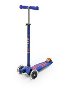 PATINETE MAXI MICRO DELUXE AZUL LED
