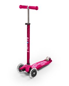 MAXI MICRO DELUXE PINK LED SCOOTER