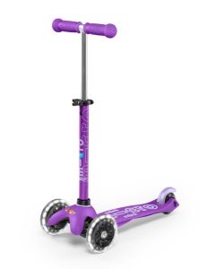 MINI MICRO DELUXE LED PURPLE SCOOTER