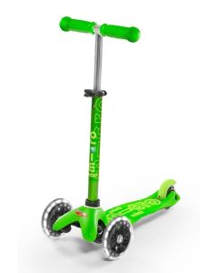 PATINETE MINI MICRO DELUXE VERDE LED