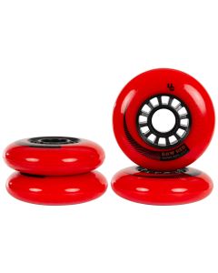 RUEDAS UNDERCOVER RAW 84MM 88A ROJA BULLET (PACK 4)