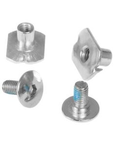 NEXT SCREW REPLACEMENT CUFF SILVER  (2 PACK)