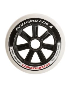 ROLLERBLADE HYDROGEN 125MM 85A BLACK-WHITE WHEELS (6 PACK)