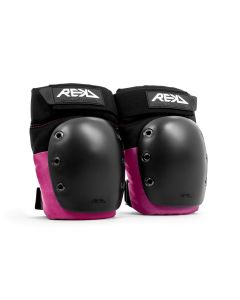 RODILLERAS REKD RAMP NEGRO-ROSA