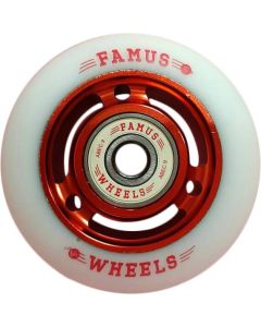 FAMUS 64MM 92A RED-WHITE WHEEL (UNIT)