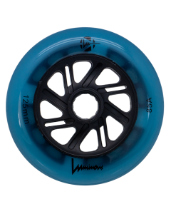RUEDA LED LUMINOUS 125MM 85A AZUL GLOW (UNIDAD)