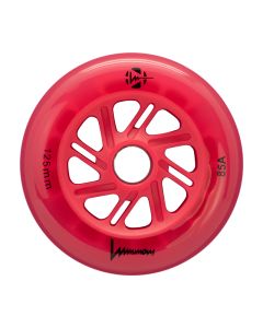 RUEDA LED LUMINOUS 125MM 85A RED (UNIDAD)