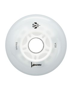 LED LUMINOUS 84MM 85A WHITE WHEEL (UNIT)