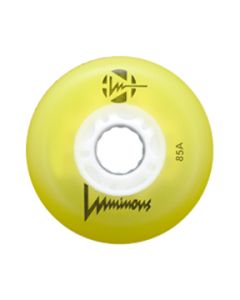 RUEDA LED LUMINOUS 85A AMARILLA (UNIDAD)