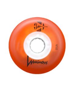 RUEDA LED LUMINOUS 85A NARANJA (UNIDAD)