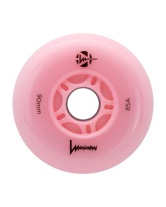 RUEDA LED LUMINOUS 90MM 85A FLAMINGO (UNIDAD)