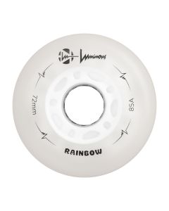 RUEDA LUMINOUS LED RAINBOW 72MM 85A (UNIDAD)