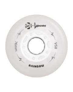 RUEDA LUMINOUS LED RAINBOW 76MM 85A (UNIDAD)