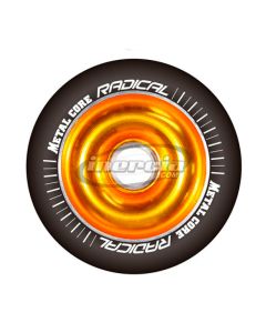 RUEDA METAL CORE NEGRO-DORADO 100MM