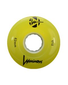 RUEDA QUAD LED LUMINOUS 62MM 85A AMARILLA (UNIDAD)