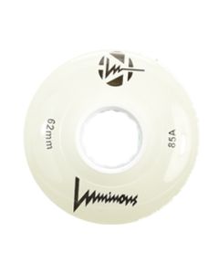 RUEDA QUAD LED LUMINOUS 62MM 85A BLANCA (UNIDAD)
