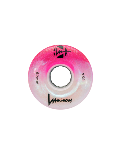 RUEDA QUAD LED LUMINOUS 62MM 85A COTTON CANDY (UNIDAD)