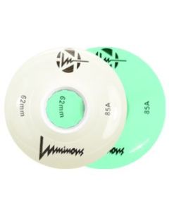 LUMINOUS QUAD LED WHEEL 62MM 85A VERDE GLOW (UNIT)
