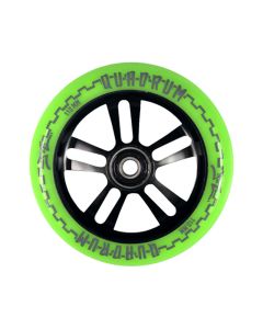 RUEDA SCOOTER AO QUADRUM V3-5HOLE GREEN 110MM ABEC 9 (UNIDAD)