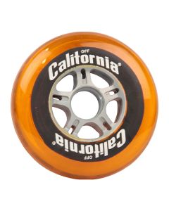 RUEDA SCOOTER CALITORNIA OFF 100MM NARANJA 100MM (UNIDAD)