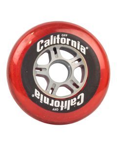 RUEDA SCOOTER CALITORNIA OFF 100MM ROJO (UNIDAD)