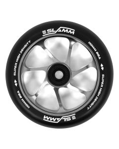 RUEDA SCOOTER SLAMM TEAM WHEEL 110MM NEGRO-PLATA (UNIDAD)
