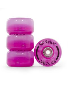 RIO ROLLER WHEELS WITH LIGHT PINK (4 PACK)