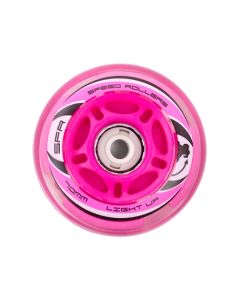 RUEDAS CON LUZ SFR 70MM ROSA (PACK 4)